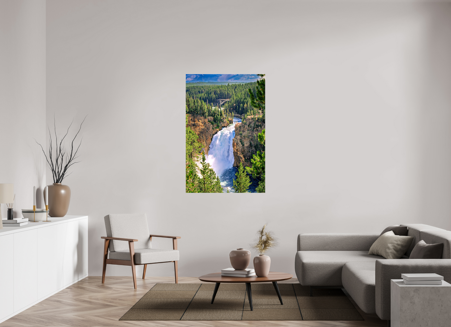 Upper Falls of Yellowstone River | Yellowstone National Park Fine Art Print