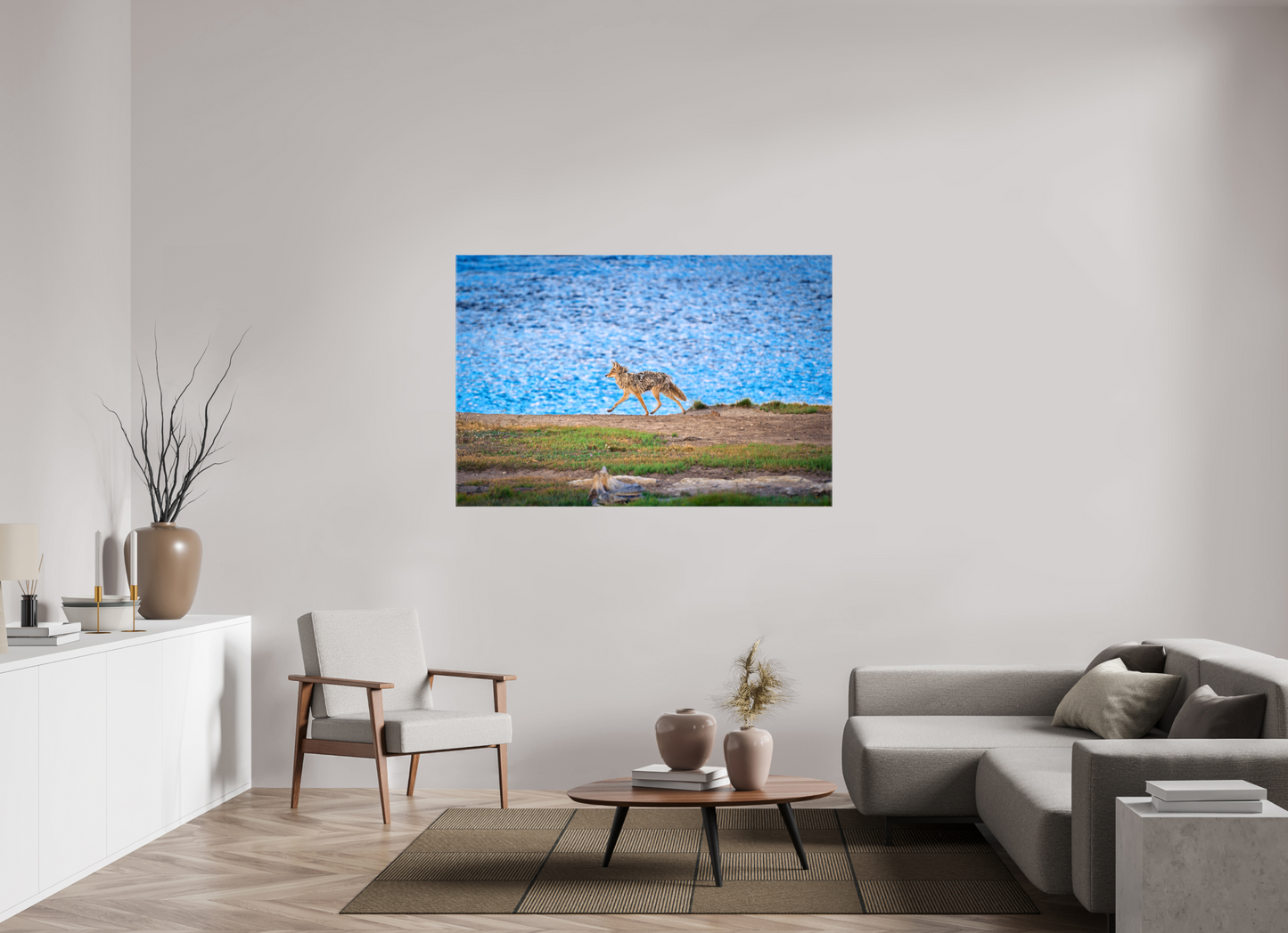 Coyote on the Prowl | Yellowstone National Park Fine Art Print