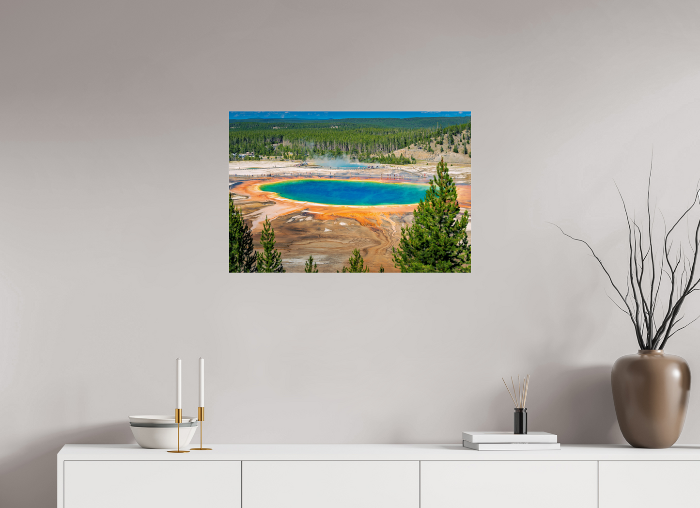 Grand Prismatic Spring | Yellowstone National Park Fine Art Print