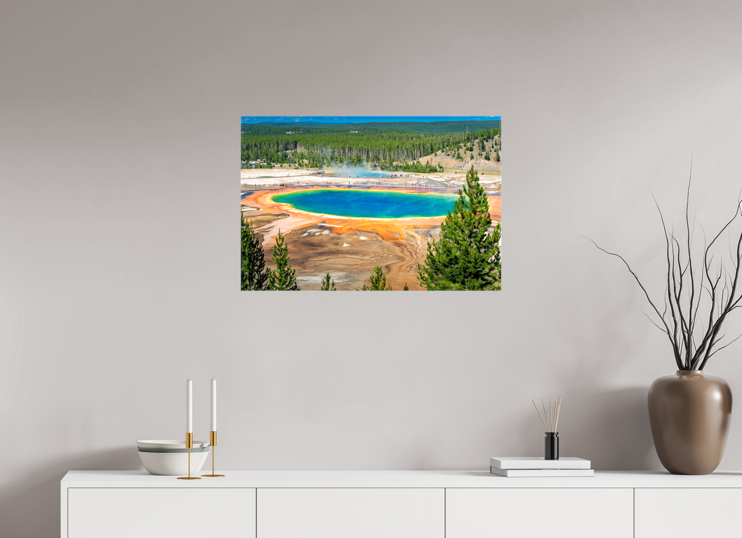 Grand Prismatic Spring | Yellowstone National Park Fine Art Print