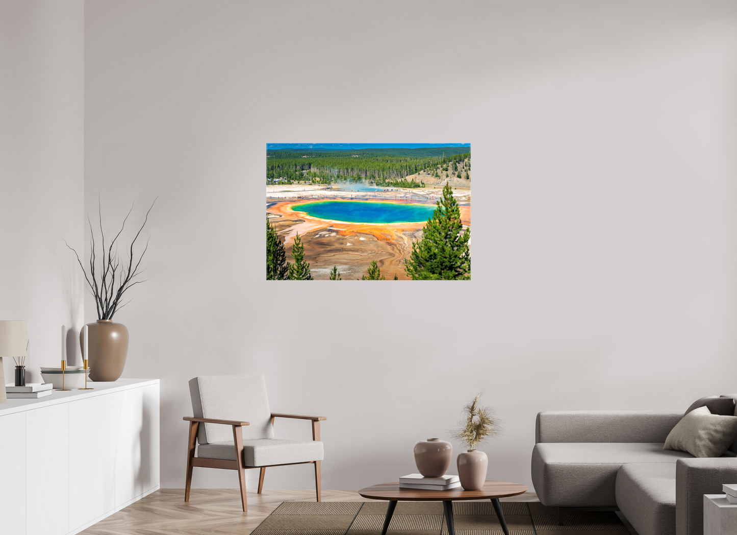 Grand Prismatic Spring | Yellowstone National Park Fine Art Print