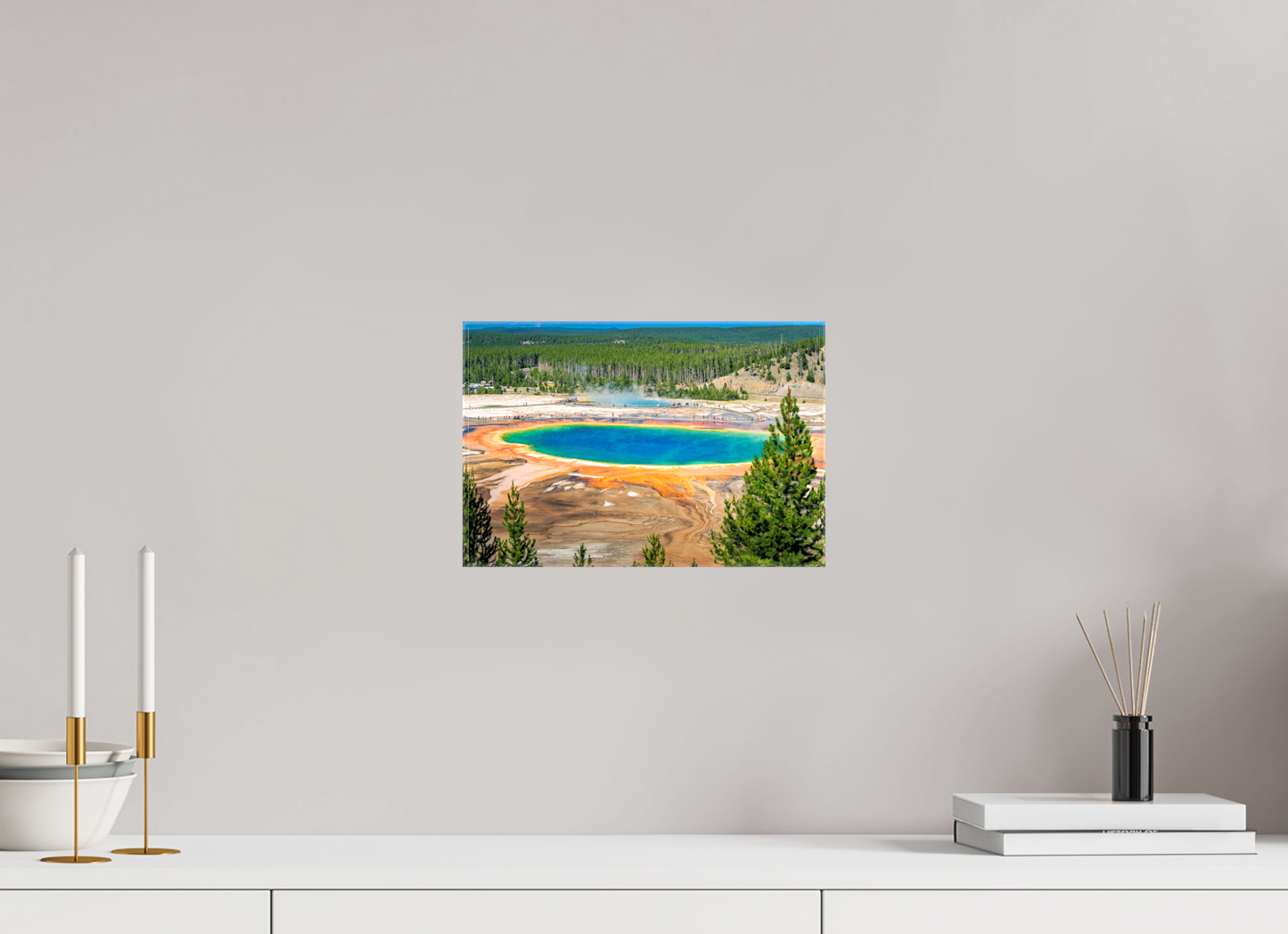 Grand Prismatic Spring | Yellowstone National Park Fine Art Print