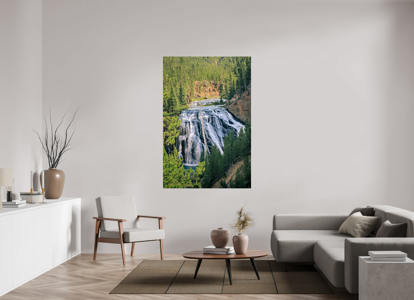 Gibbon Falls | Yellowstone National Park Fine Art Print