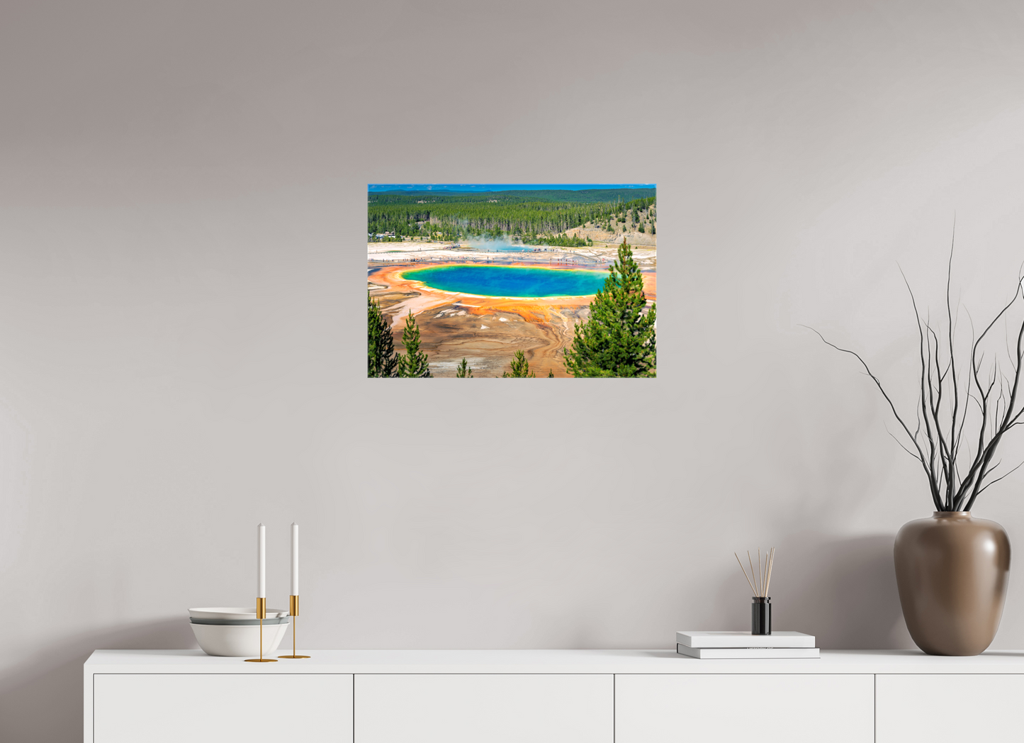Grand Prismatic Spring | Yellowstone National Park Fine Art Print