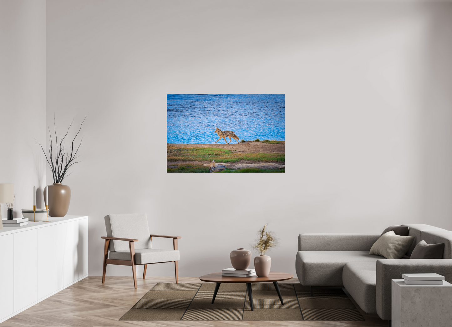 Coyote on the Prowl | Yellowstone National Park Fine Art Print