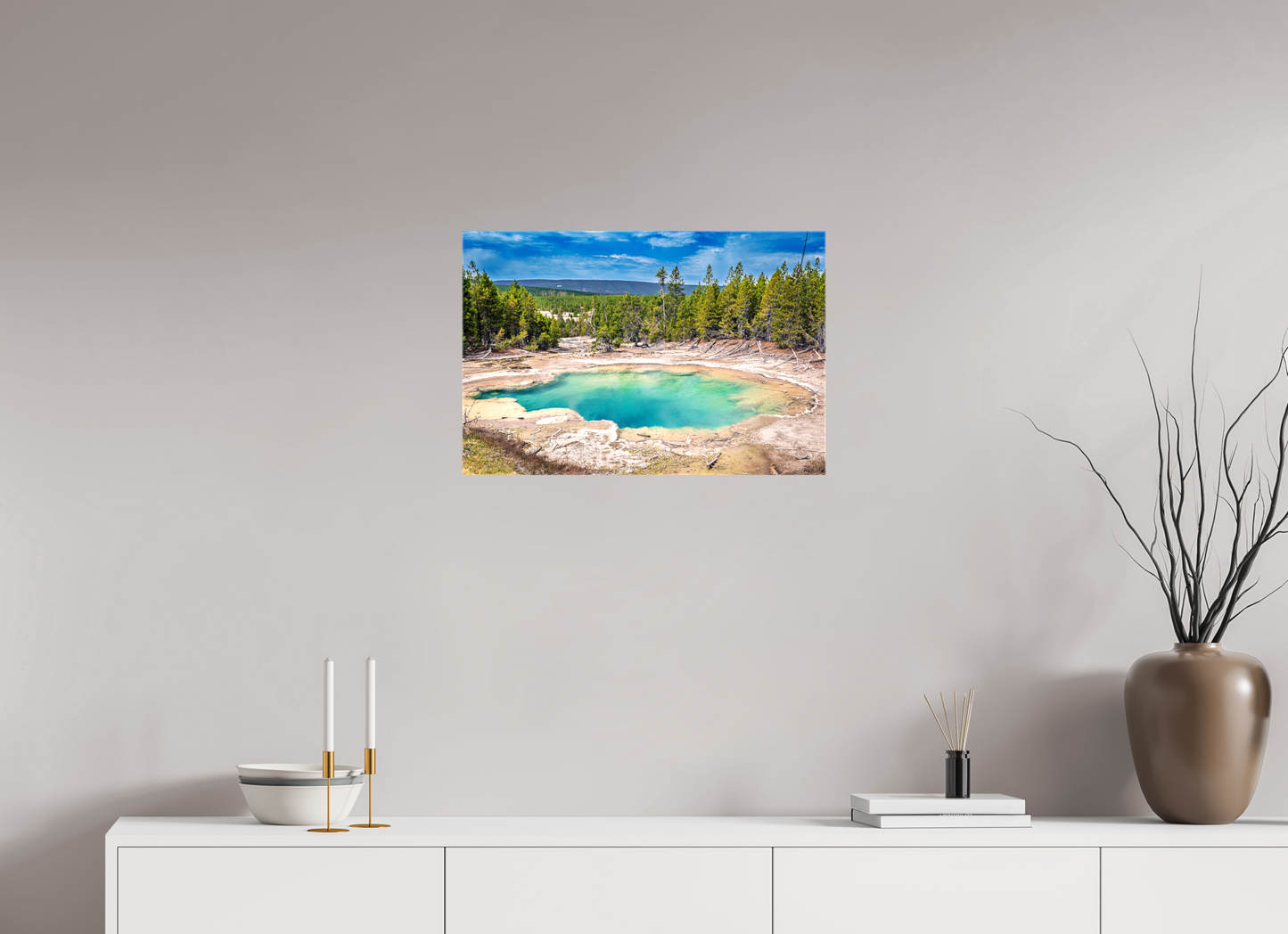 Emerald Spring | Yellowstone National Park Fine Art Print