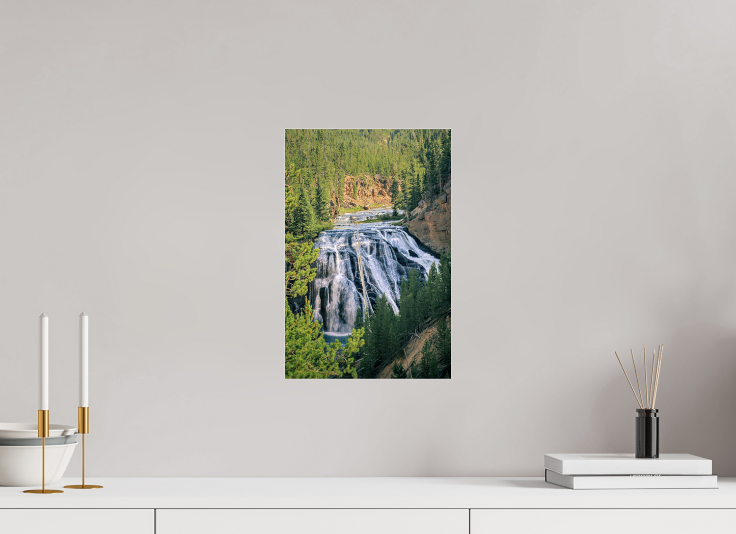 Gibbon Falls | Yellowstone National Park Fine Art Print