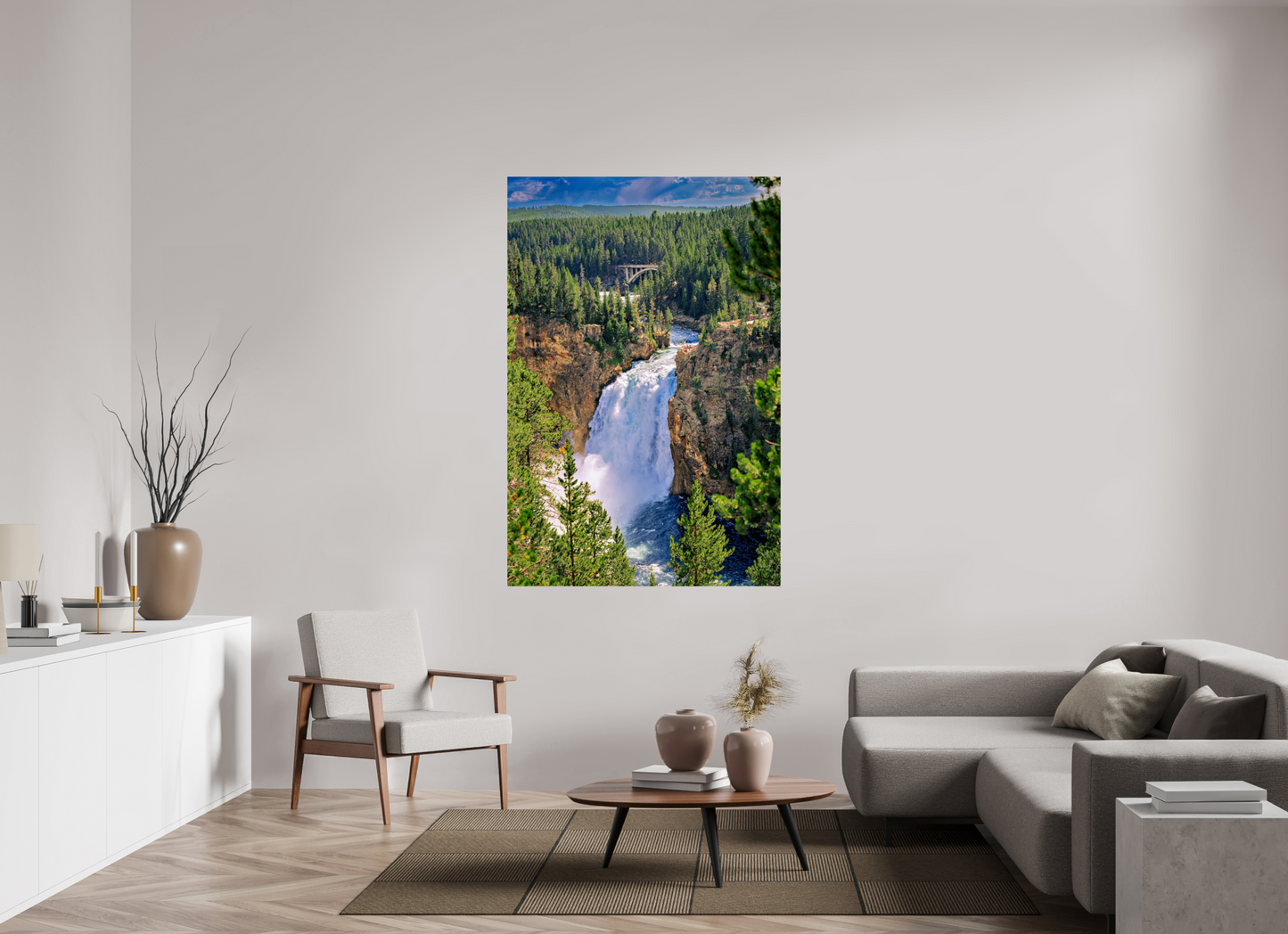 Upper Falls of Yellowstone River | Yellowstone National Park Fine Art Print