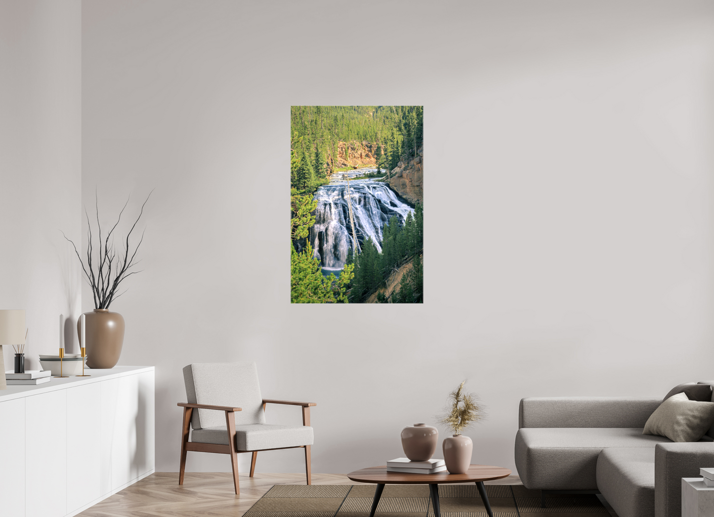 Gibbon Falls | Yellowstone National Park Fine Art Print