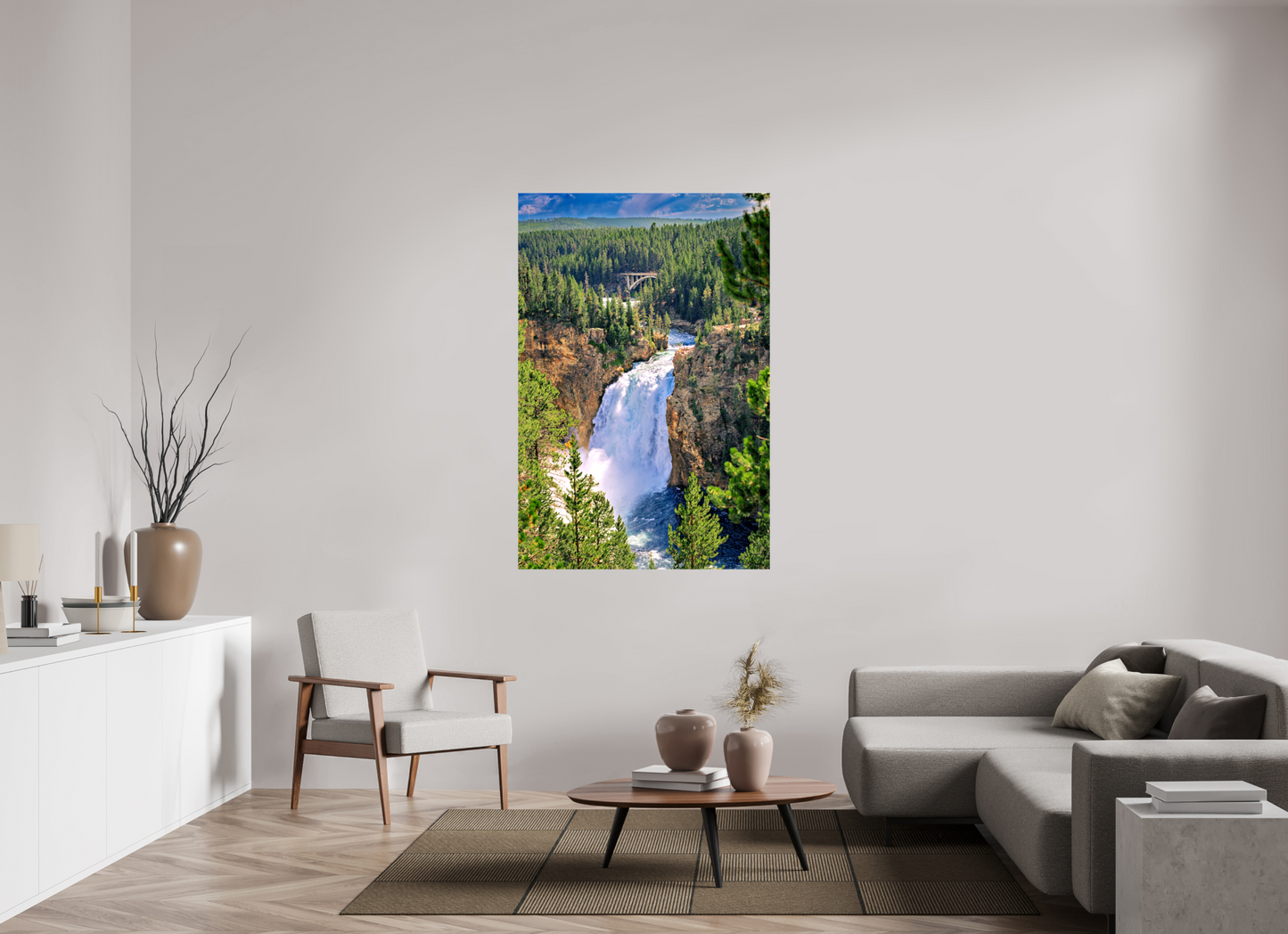 Upper Falls of Yellowstone River | Yellowstone National Park Fine Art Print