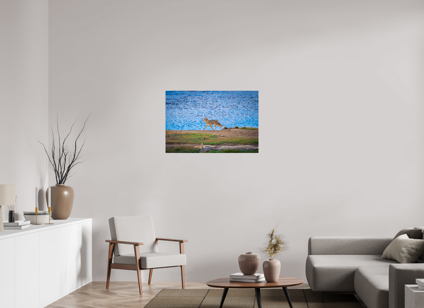 Coyote on the Prowl | Yellowstone National Park Fine Art Print