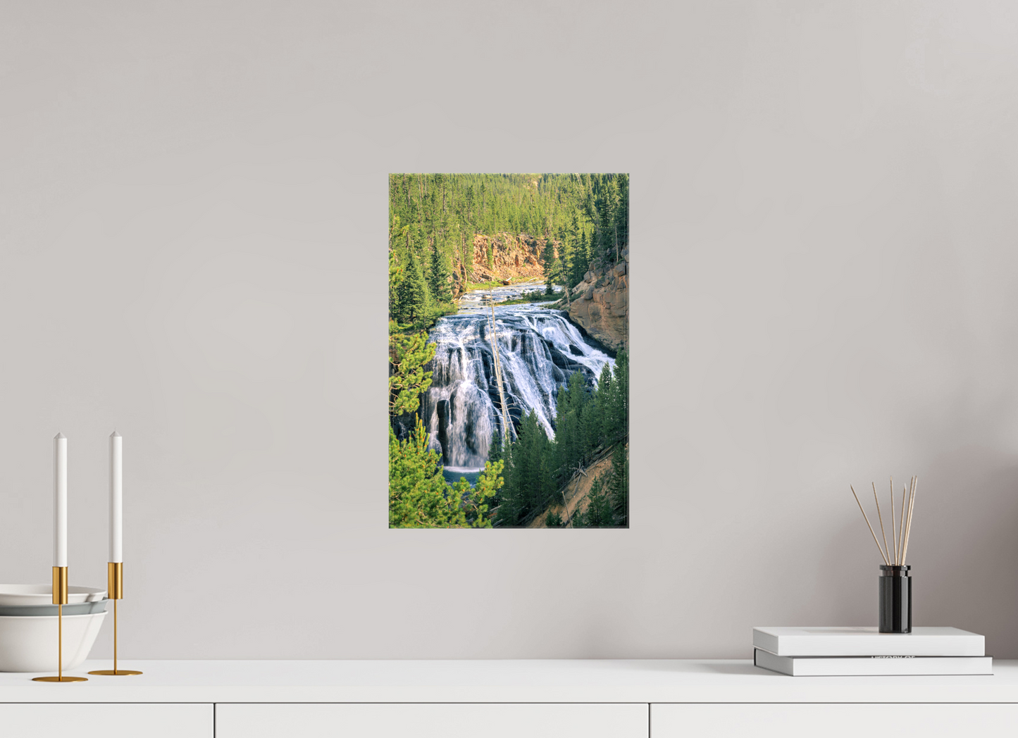 Gibbon Falls | Yellowstone National Park Fine Art Print