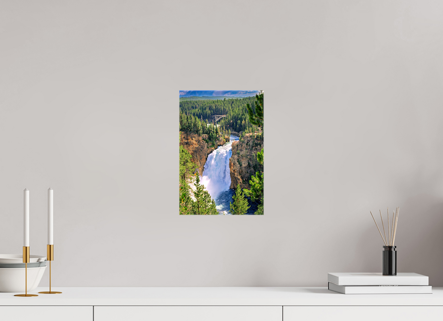 Upper Falls of Yellowstone River | Yellowstone National Park Fine Art Print