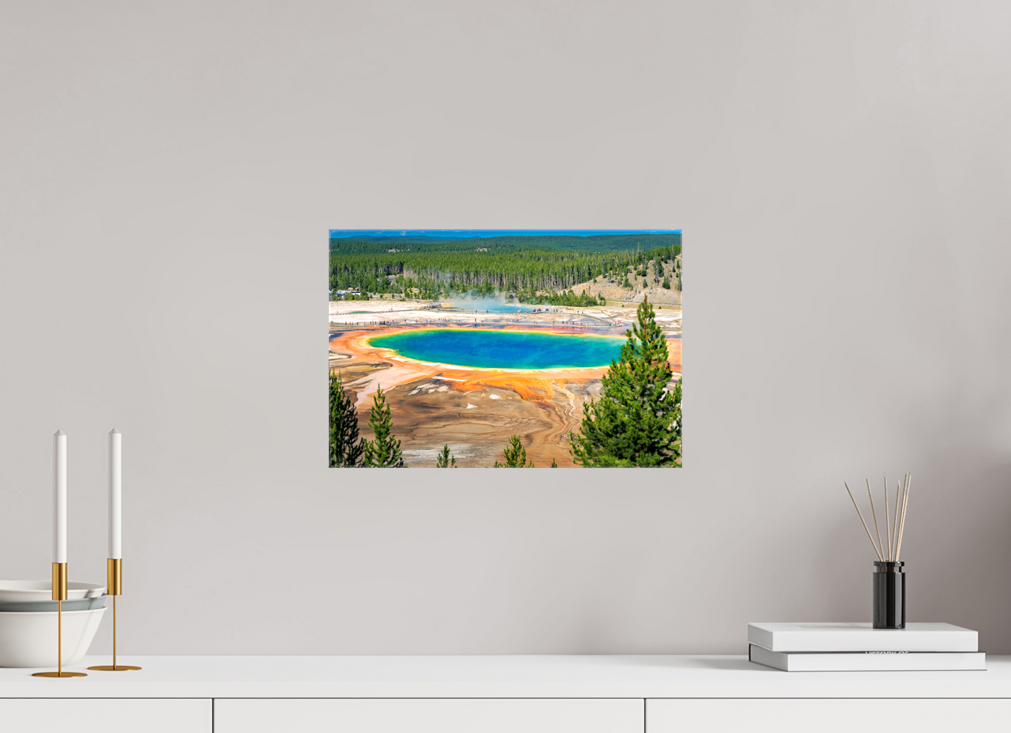 Grand Prismatic Spring | Yellowstone National Park Fine Art Print