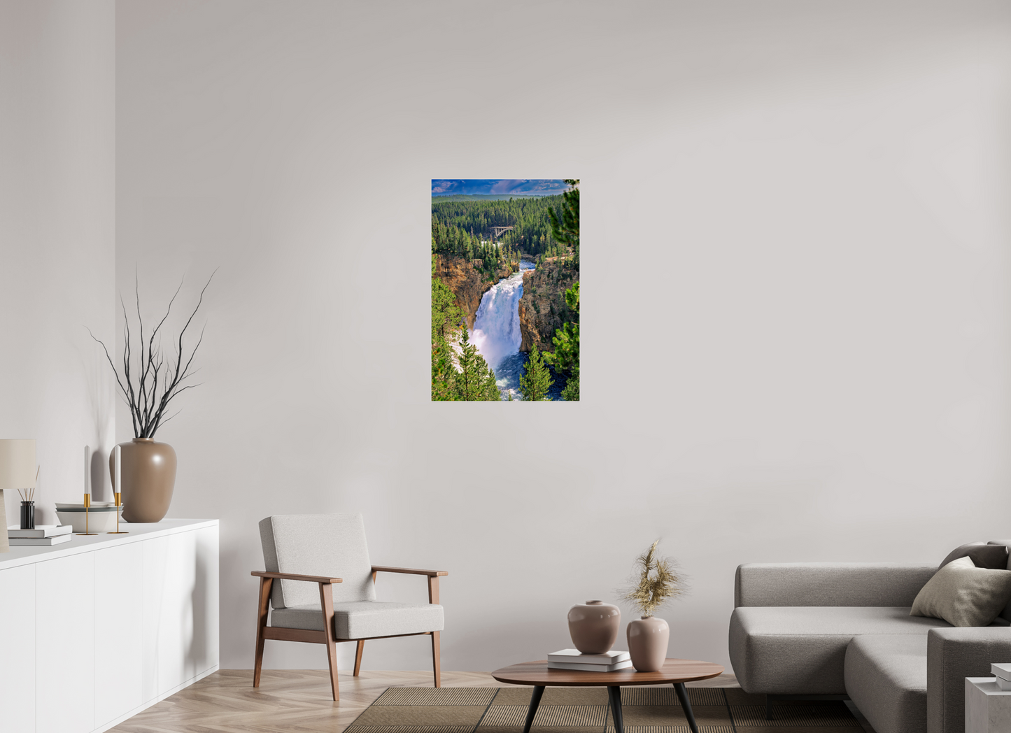 Upper Falls of Yellowstone River | Yellowstone National Park Fine Art Print