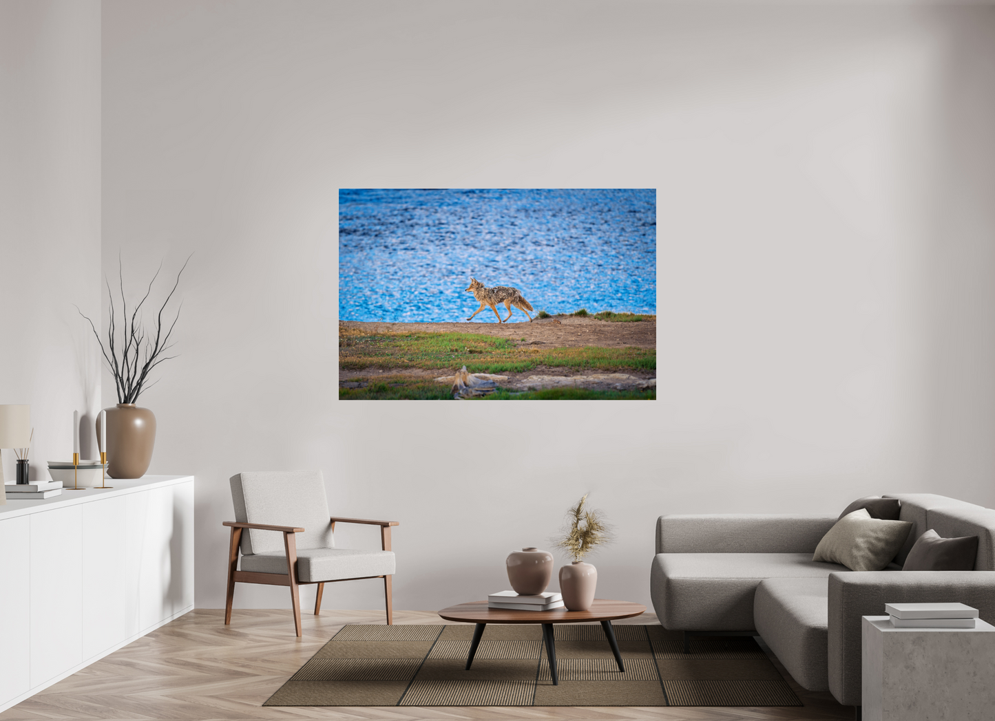 Coyote on the Prowl | Yellowstone National Park Fine Art Print