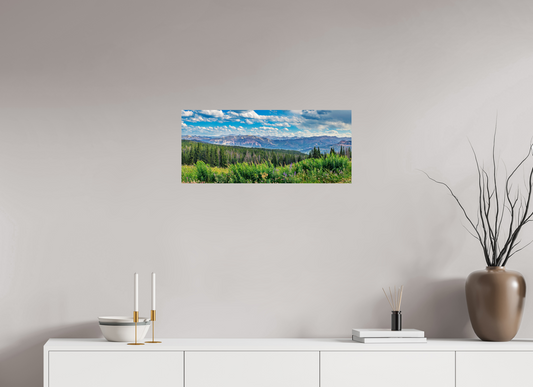 27.9 x 12″, Photo Print Absaroka Vista