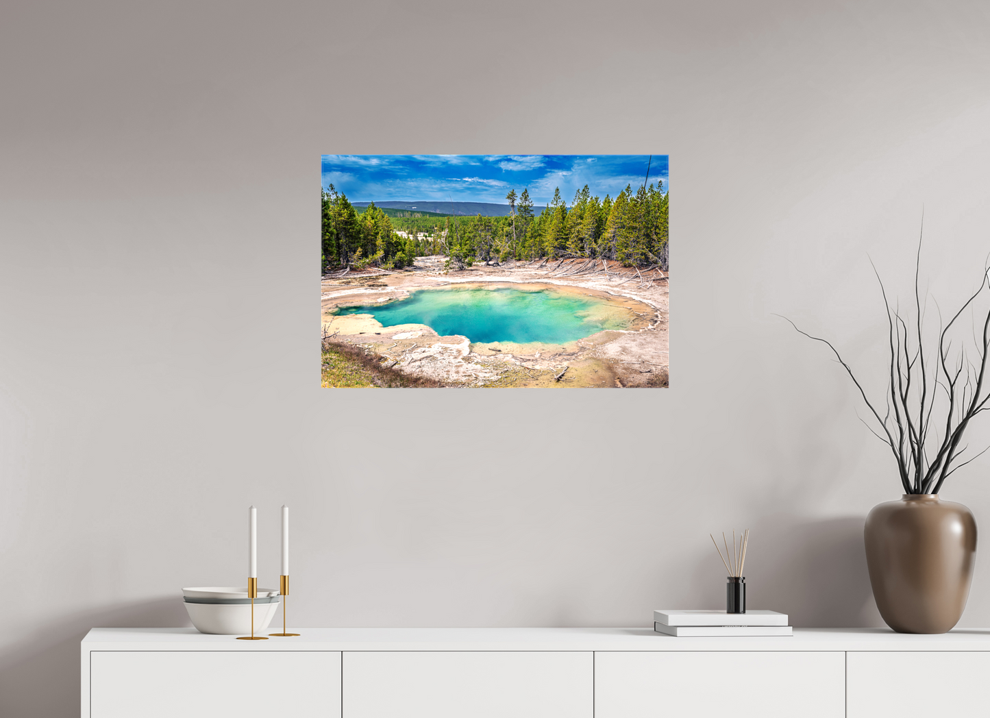 Emerald Spring | Yellowstone National Park Fine Art Print