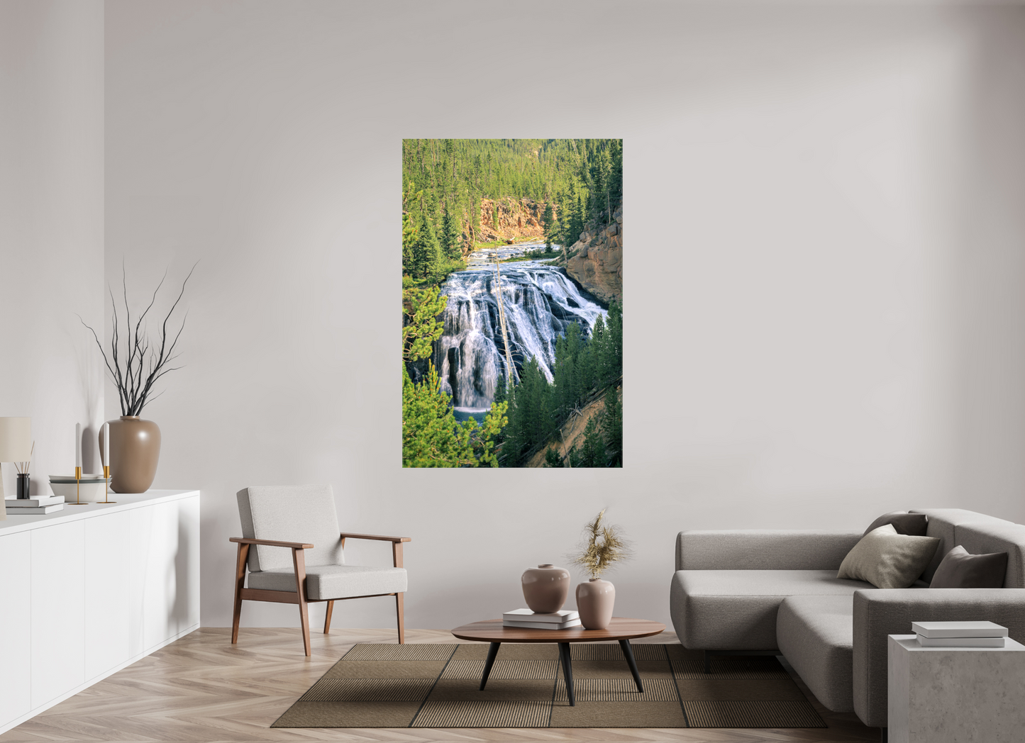 Gibbon Falls | Yellowstone National Park Fine Art Print