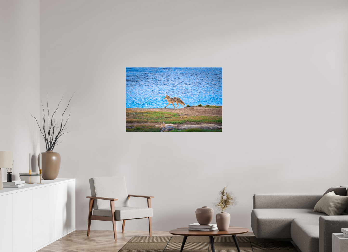 Coyote on the Prowl | Yellowstone National Park Fine Art Print