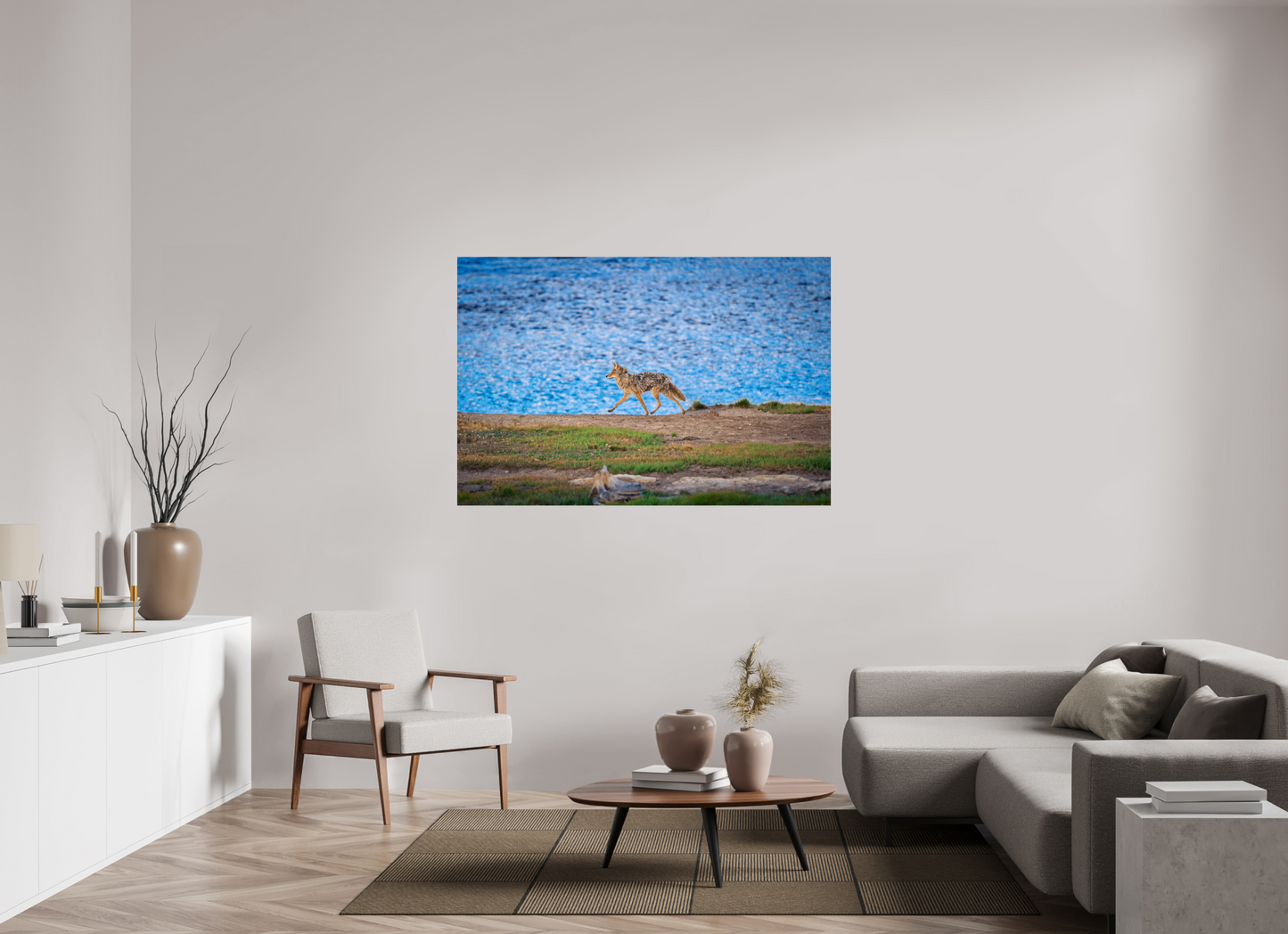 Coyote on the Prowl | Yellowstone National Park Fine Art Print