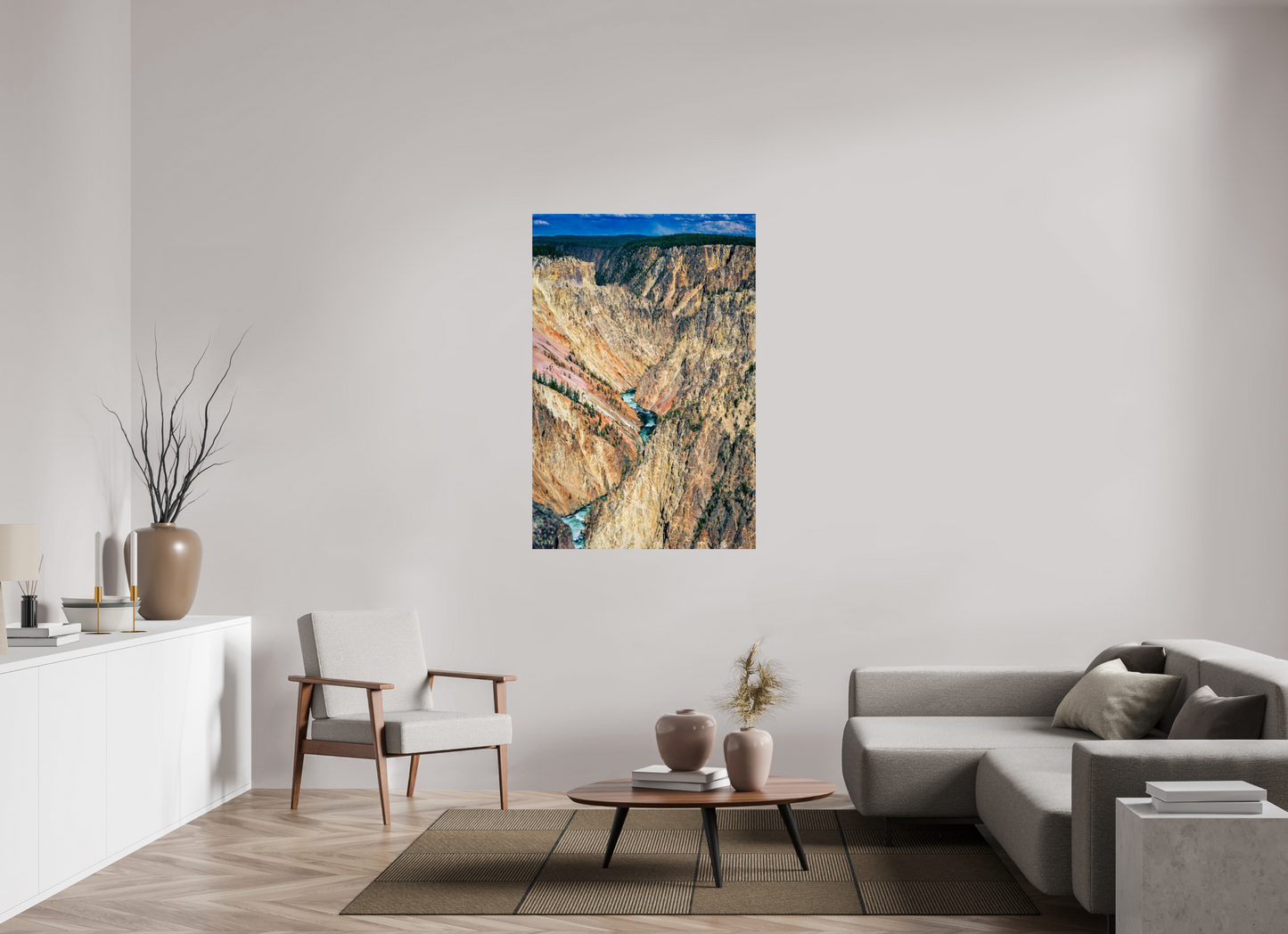 36 x 54″, Photo Print Grand Canyon of the Yellowstone | Yellowstone National Park Fine Art Print