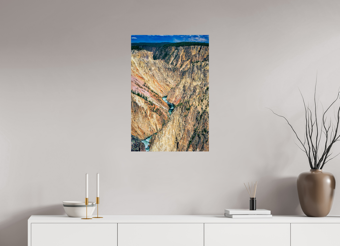 20 x 30″, Photo Print Grand Canyon of the Yellowstone | Yellowstone National Park Fine Art Print