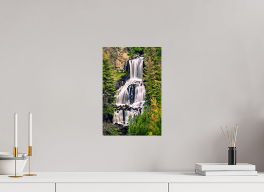 10 x 15″, Photo Print Undine Falls Cascade - Yellowstone National Park Fine Art Print