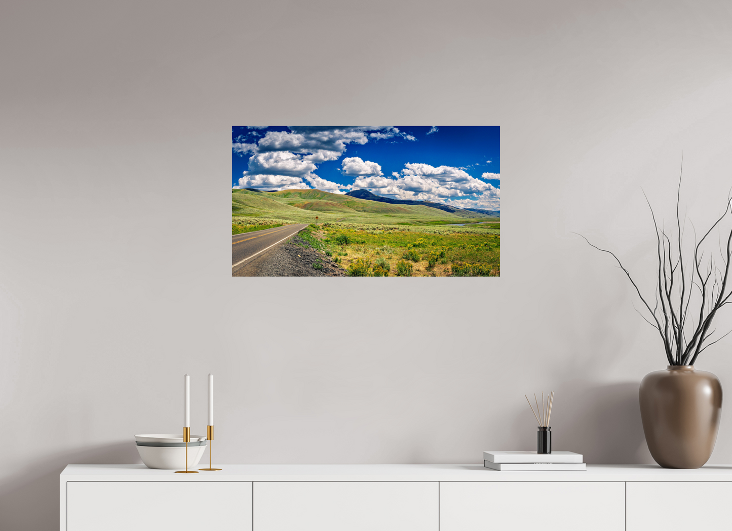 32 x 18″, Photo Print Lamar Valley | Yellowstone National Park Fine Art Print