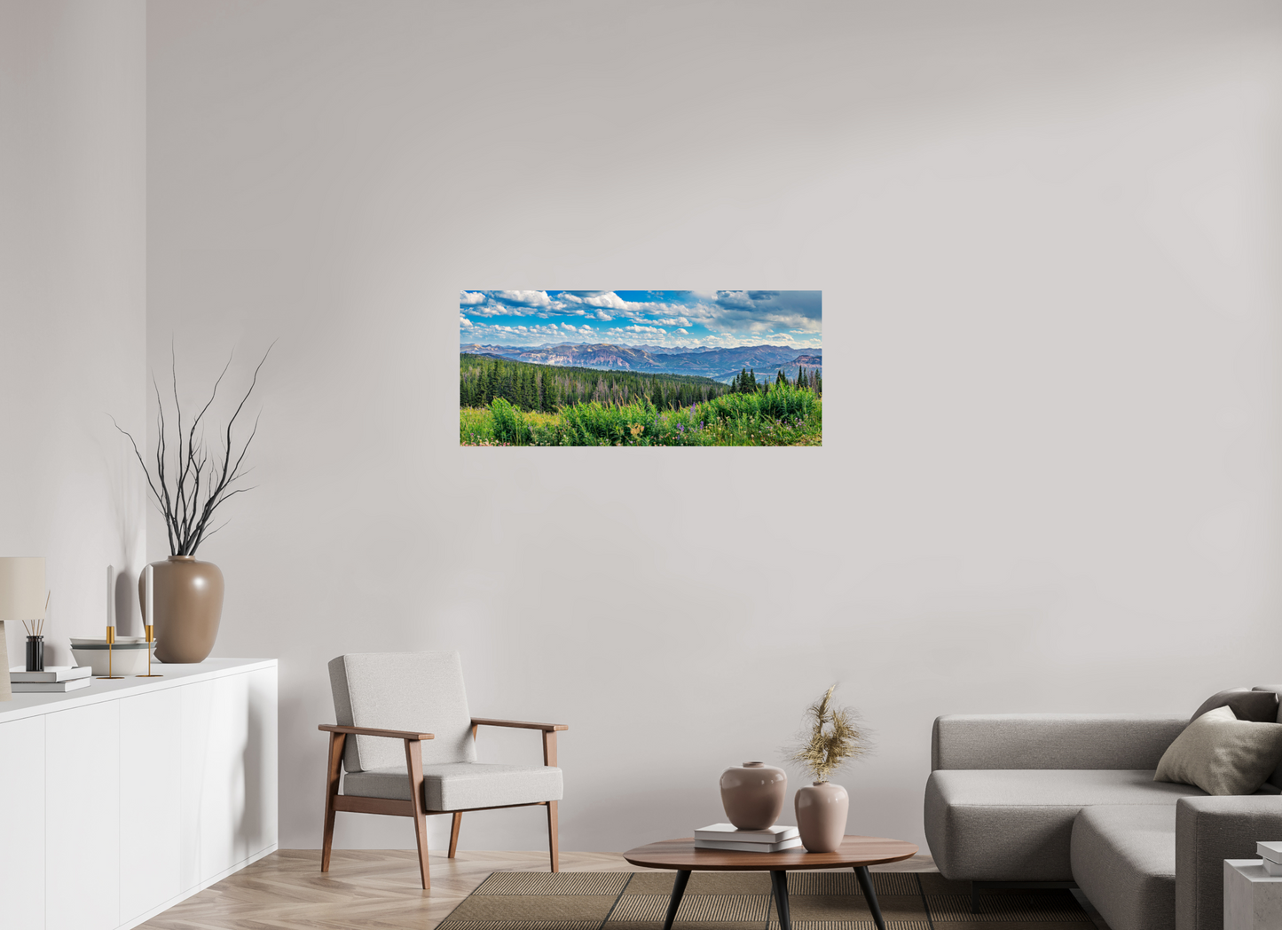 46.5 x 20″, Photo Print Absaroka Vista
